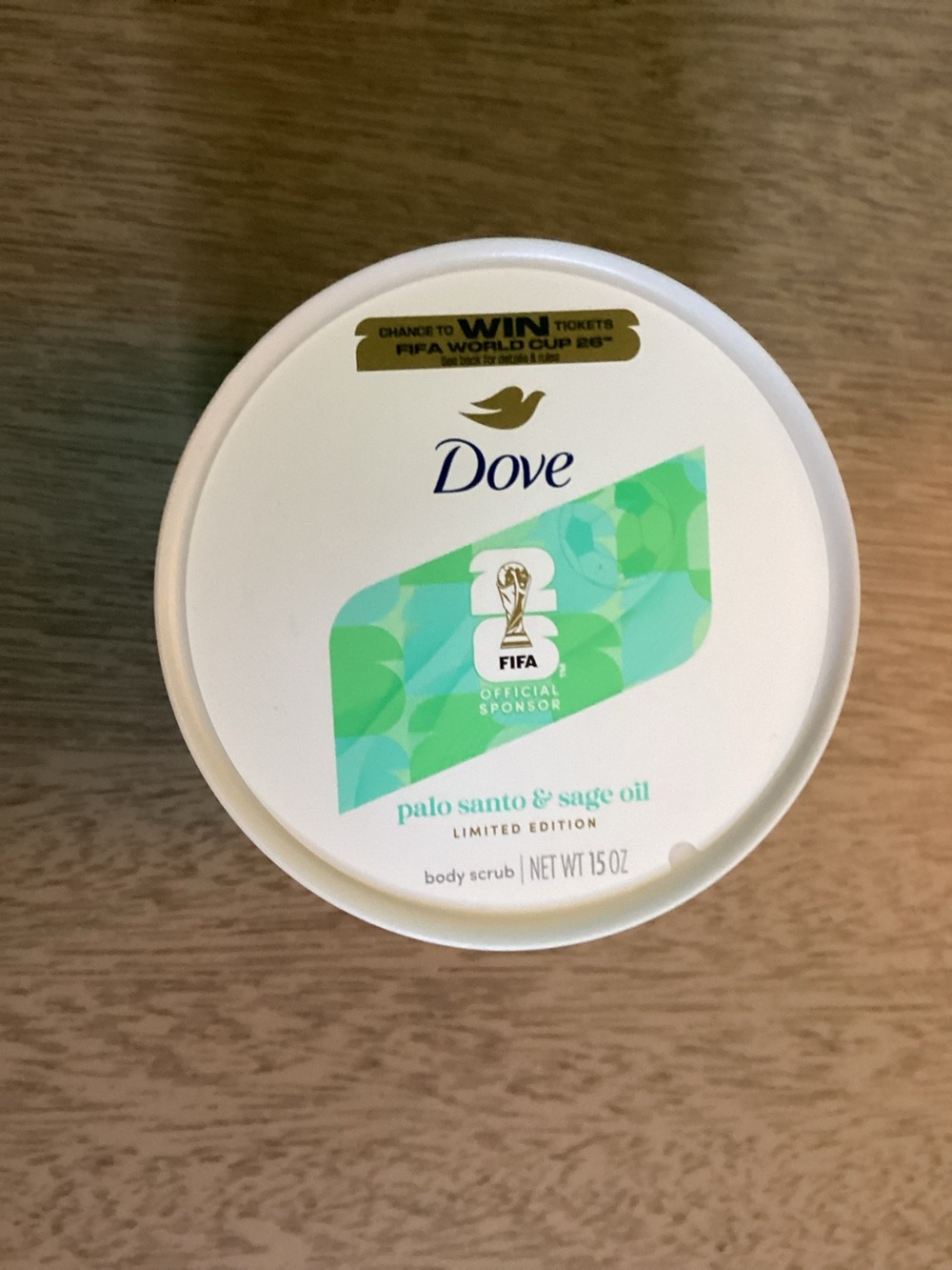 Dove Palo Santo & Sage Oil Body Scrub Limited Edition FIFA World Cup 2026 - Picture 3 of 6